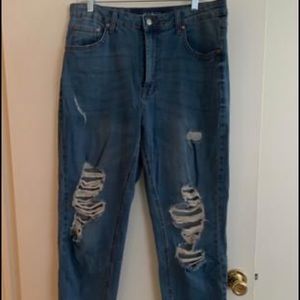 Ripped Mom Jeans